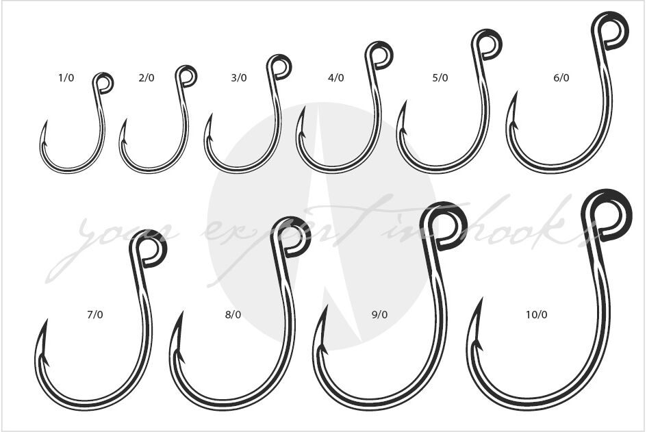 VMC Inline Single Hook 7266 Tinned for Artificial Lures Sizes 1/0 - 9